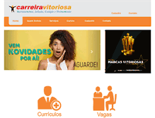Tablet Screenshot of carreiravitoriosa.com